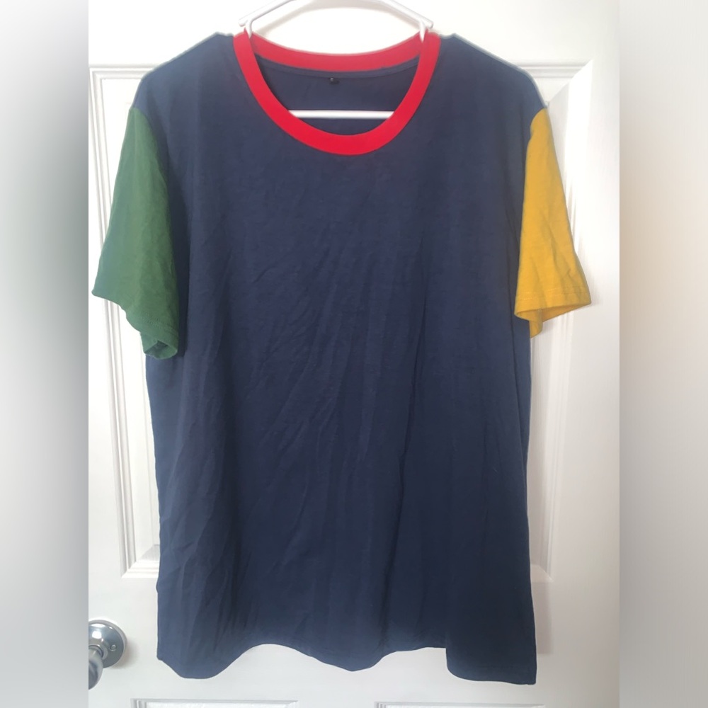 Mens Color block Tee